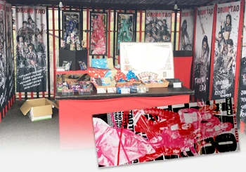パフォーマーライブイベント用物販手ぬぐい