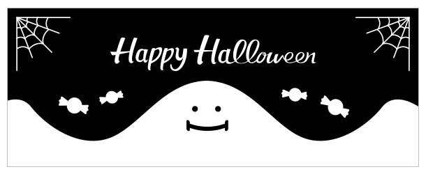 10月の手ぬぐいデザイン|ハロウィンモチーフ柄